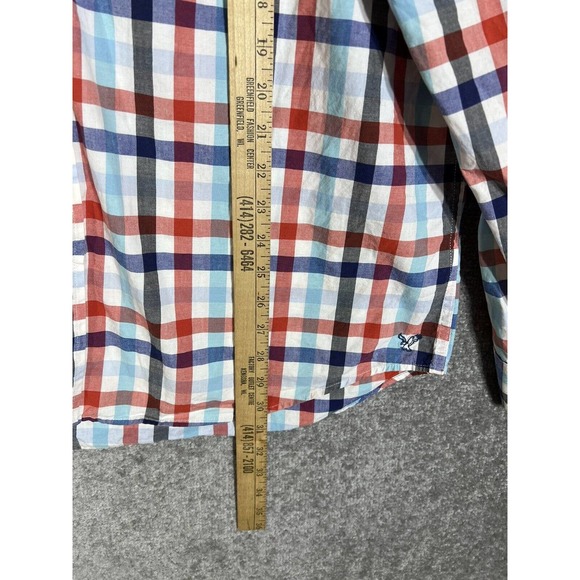 American Eagle AEO Prep Fit Button Down Long Sleeve Shirt Mens XXL Plaid - Picture 15 of 16